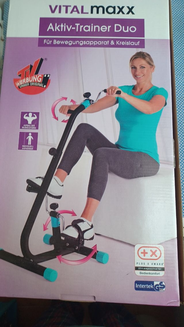 Bicicleta estática plegable acero inoxidable