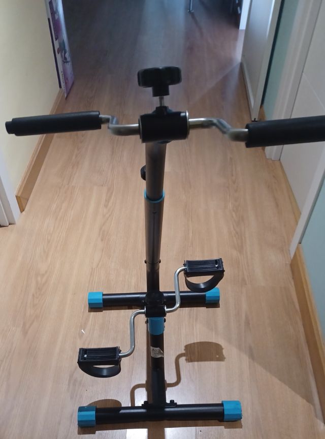 Bicicleta estática plegable acero inoxidable