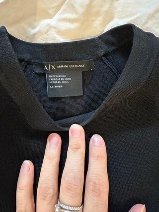 Vestido Armani Exchange Negro Talla XS