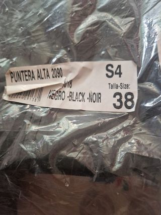 Botas de agua trabajo negras. P'agua Marca