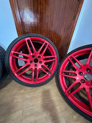 Llantas Audi RS4 Originales Rojas