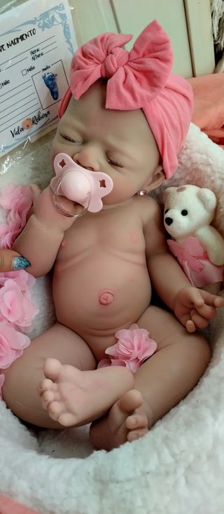 Bebé Reborn silicona 44cm y 2.500gm ..artesanal.