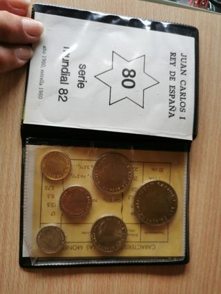 Monedas Mundial 82 Juan Carlos I España