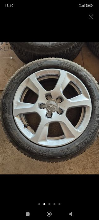 Llantas Audi con neumáticos de invierno 
