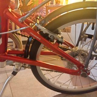 Bicicleta Plegable Nishiki Nautic Roja. Como nueva