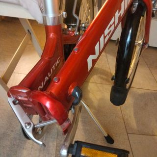 Bicicleta Plegable Nishiki Nautic Roja. Como nueva