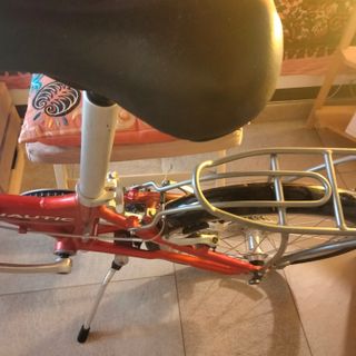 Bicicleta Plegable Nishiki Nautic Roja. Como nueva