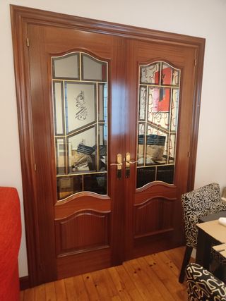 Puertas dobles con cristal ULTIMO DÍA 