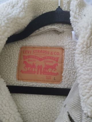 Cazadora Levi's Pana Beige Talla L