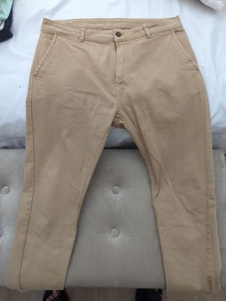 Pantalón Zara Beige Talla 42