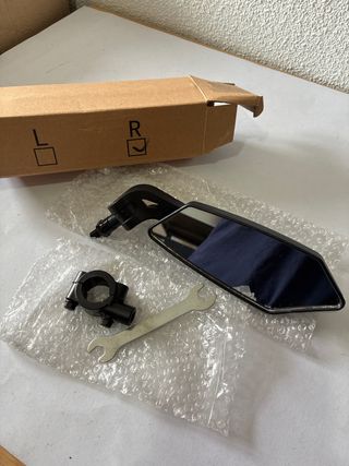 Retrovisor Bicicleta Manillar Negro