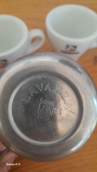 Tazze caffè Lavazza + lattiera inox