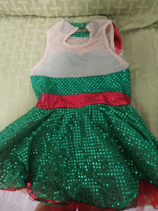 Disfraz Navideño Niña Talla Pequeña edad 6-7años