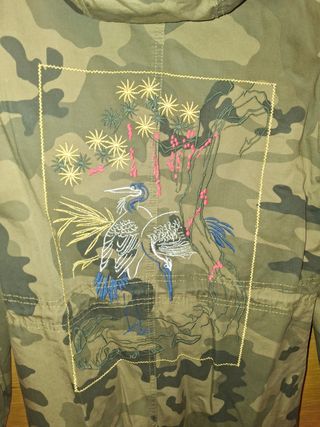 Chaqueta de entretiempo camuflaje