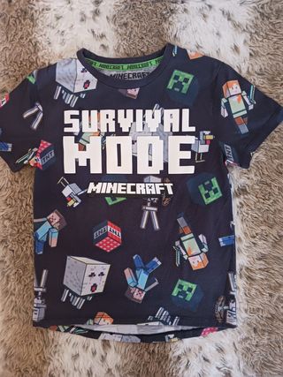Camiseta MINECRAFT niño Talla 8-10. Original