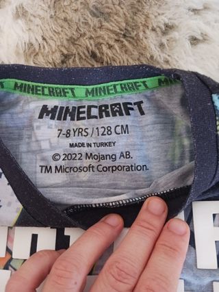 Camiseta MINECRAFT niño Talla 8-10. Original