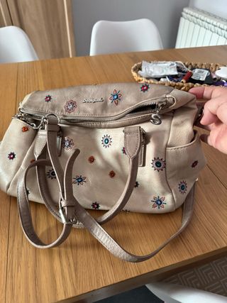 Bolso Desigual Beige Multicolor