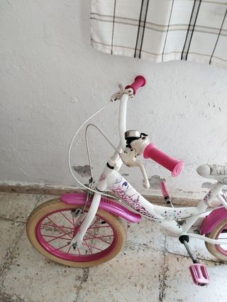 Bicicleta infantil niña rosa poco uso