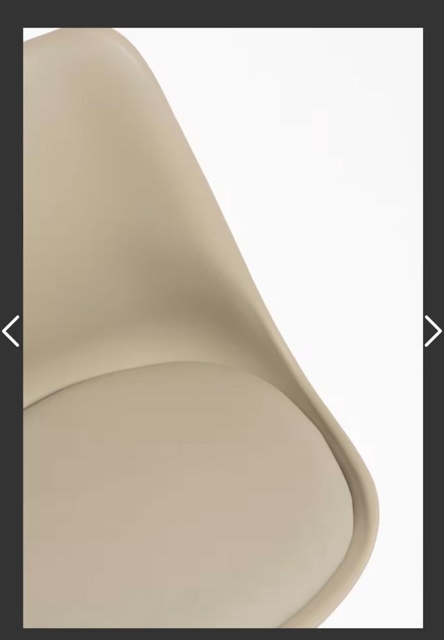 6 Sillas comedor color topo seminuevas