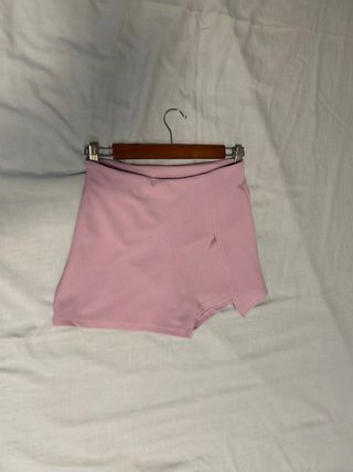 Falda pantalón corta malva Shein