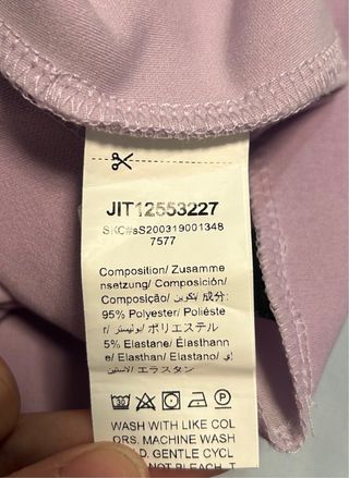 Falda pantalón corta malva Shein