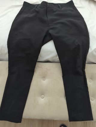 Pantalón Zara Negro Talla L Tobillero
