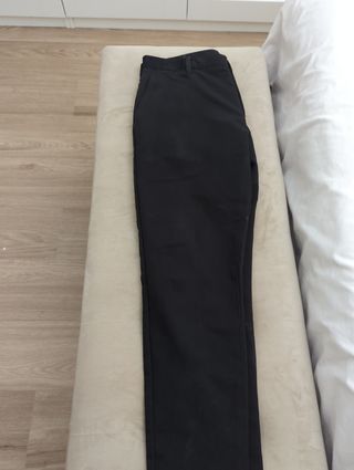 Pantalón Zara Negro Talla L Tobillero