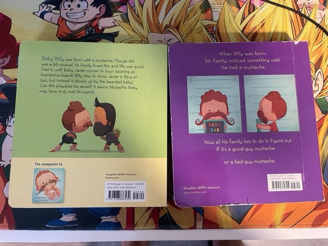 Mustache baby. 2 libros