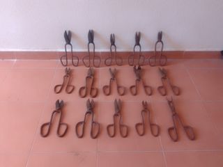 Lote de 15 tijeras antiguas