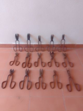 Lote de 15 tijeras antiguas