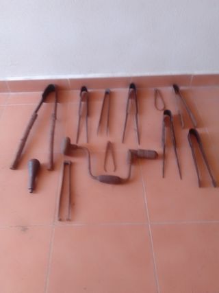 Lote de 15 tijeras antiguas