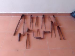 Lote de 15 tijeras antiguas