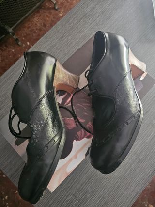 Zapatos Flamenca Profesionales Negros echos a mano