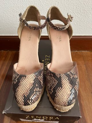 Alpargatas Zendra Serpiente Talla 40