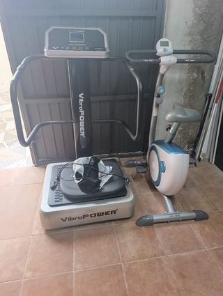 Bicicleta Estática y VibroPower VM 460 250 pack.
