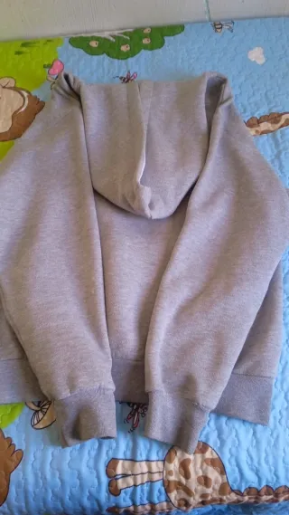 Sudadera Adidas Gris y Roja Talla M