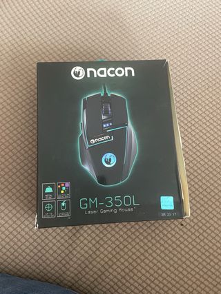 Ratón Gaming Nacon GM-350L Negro