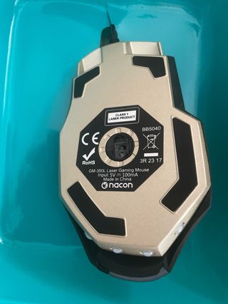 Ratón Gaming Nacon GM-350L Negro