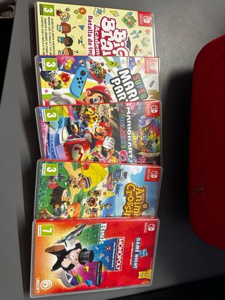 Nintendo Switch + Funda + Juegos