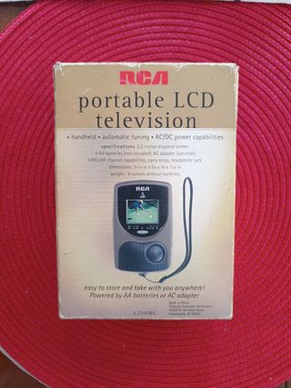 Televisor Portátil LCD RCA L2200BC Vintage