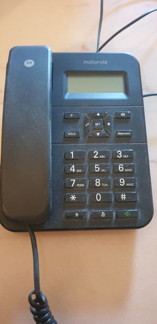 Telefono fisso Motorola nero