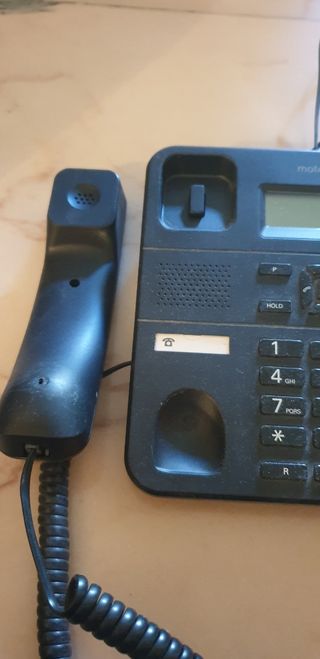Telefono fisso Motorola nero