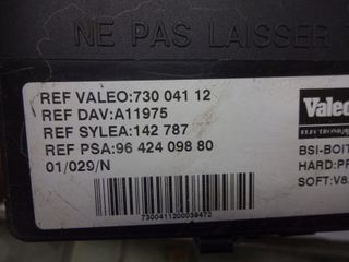 BSI Caja de fusibles Citroen Berlingo PSA VALEO 73004112 9642409880