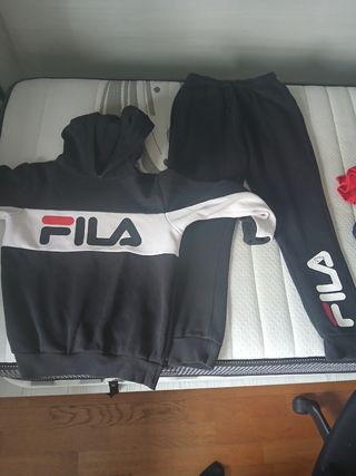 Chándal Fila Negro y Blanco