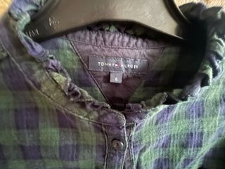 Camicetta Tommy Hilfiger a quadri 8 anni