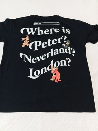 Camiseta Disney Peter Pan Pull&Bear Talla M