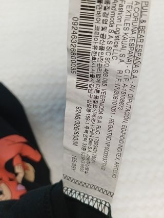 Camiseta Disney Peter Pan Pull&Bear Talla M