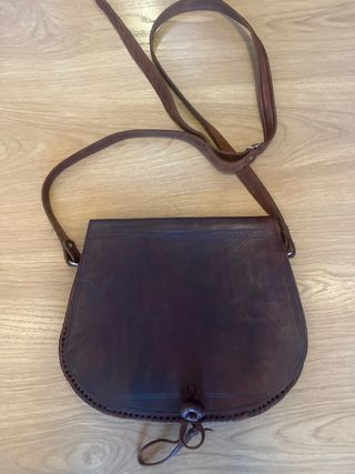 Bolso de piel auténtica