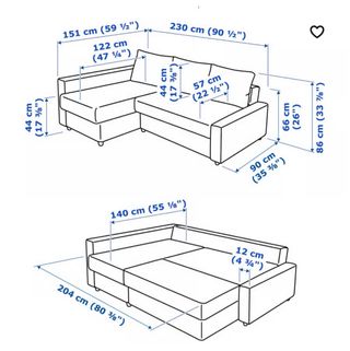 Sofá cama 3 plazas con canapé gris