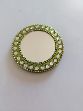 Specchietto decorato con strass